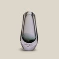 Ash Elegante - smoke-charcoal Italian art glass vase - view 2