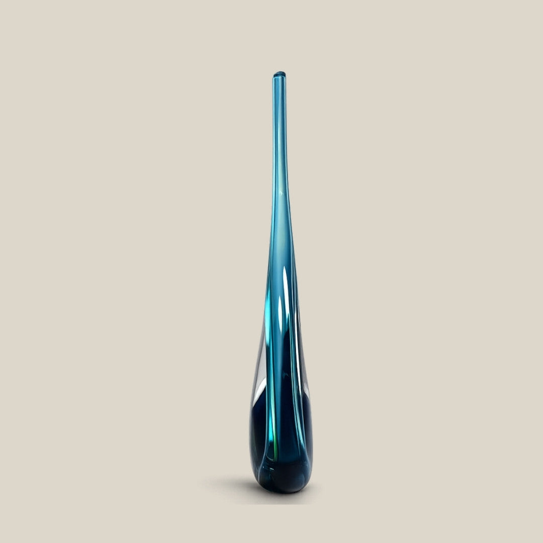 Tidal Grace - Italian art glass wave sculpture - view 2