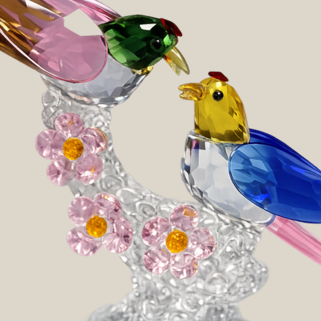 The Love Birds Crystal