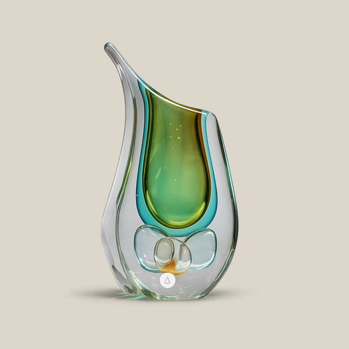 Aqua Eleganza Small Vase