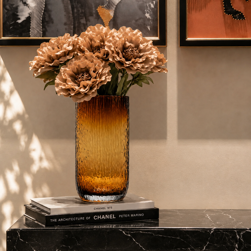Honey Crest Vase