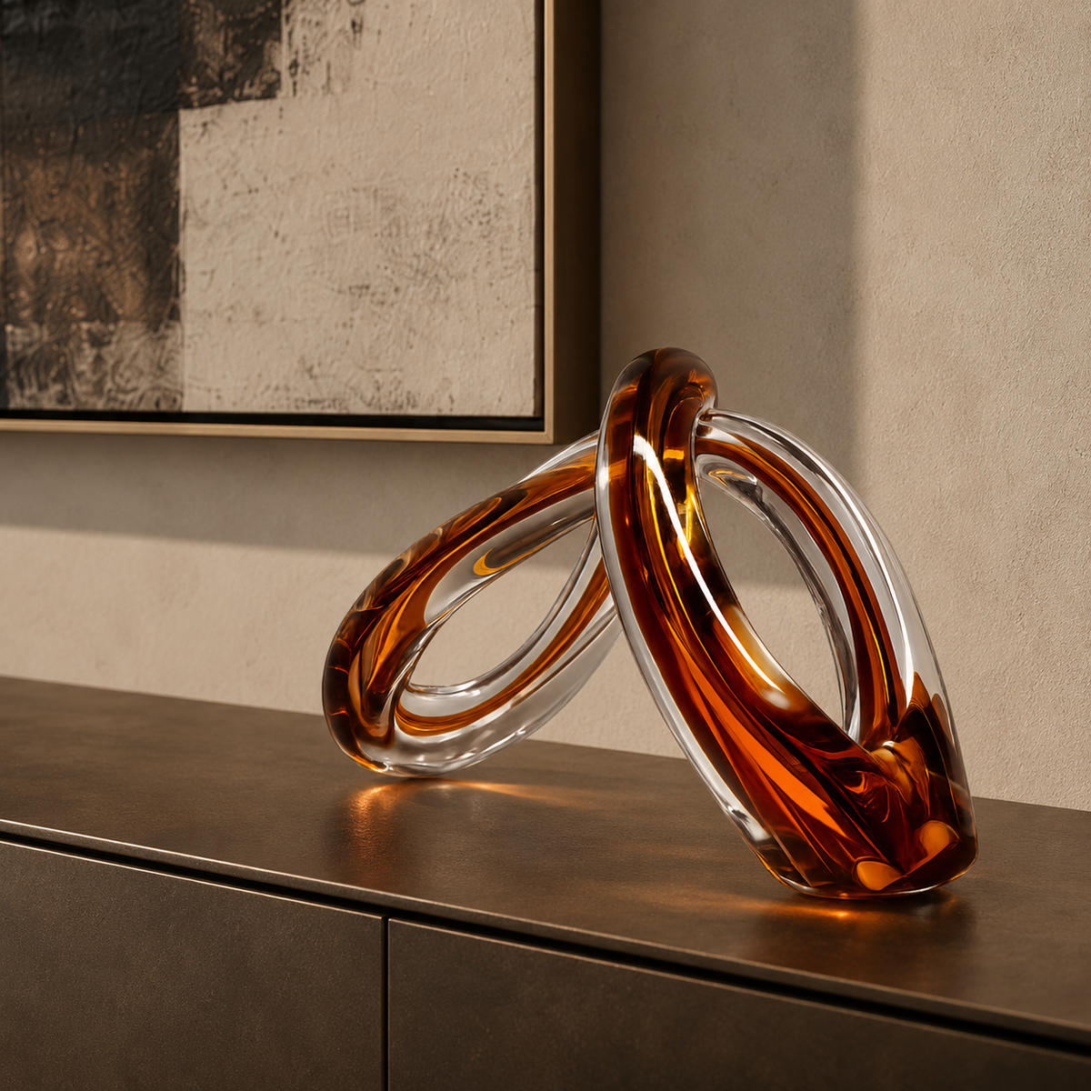 Golden Knot Statement Decor
