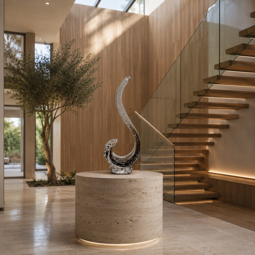 Bronze Swirl Statement Decor