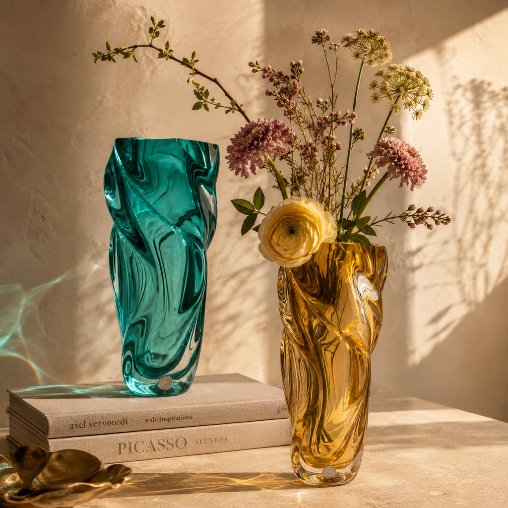 Lagoon Swirl Vase