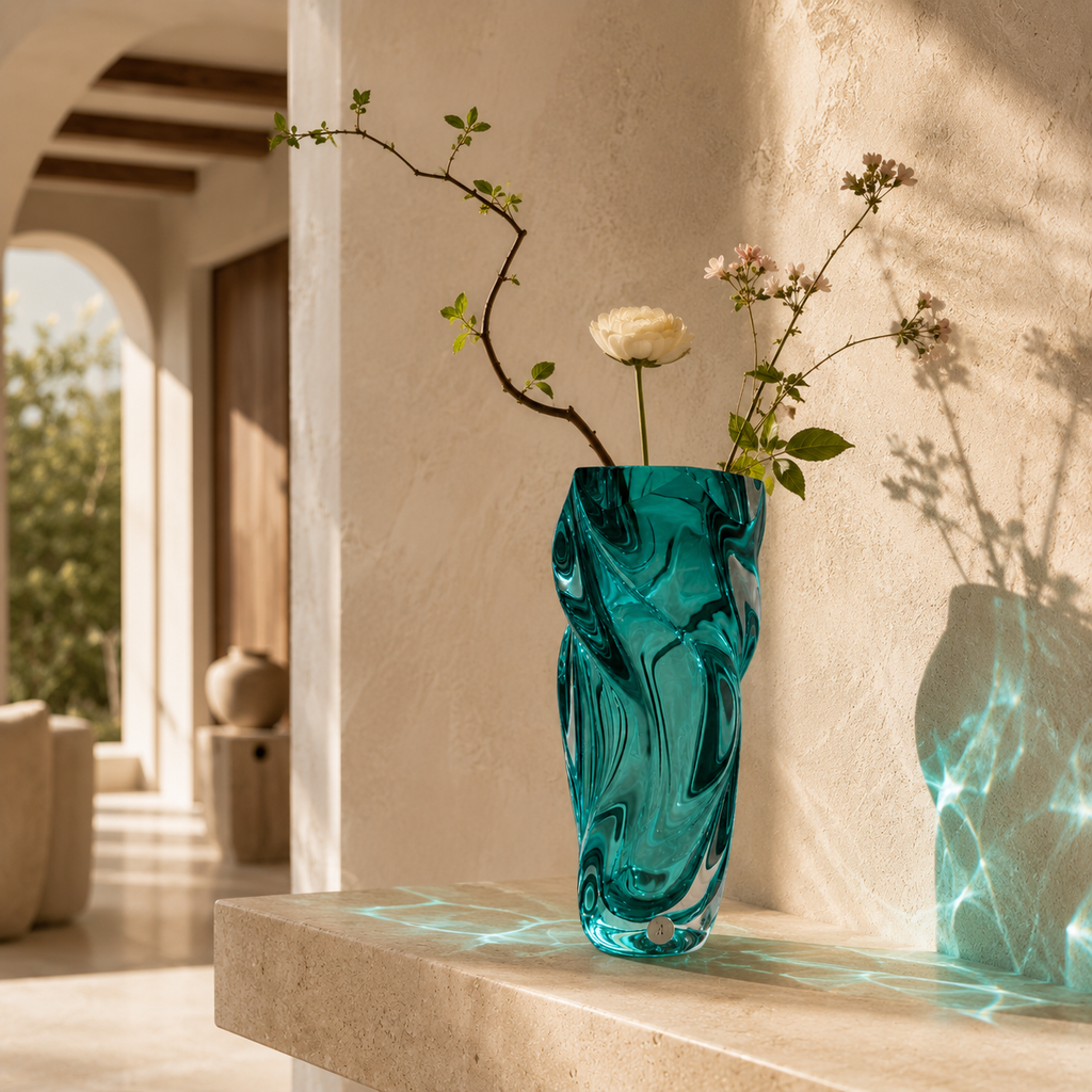 Lagoon Swirl Vase