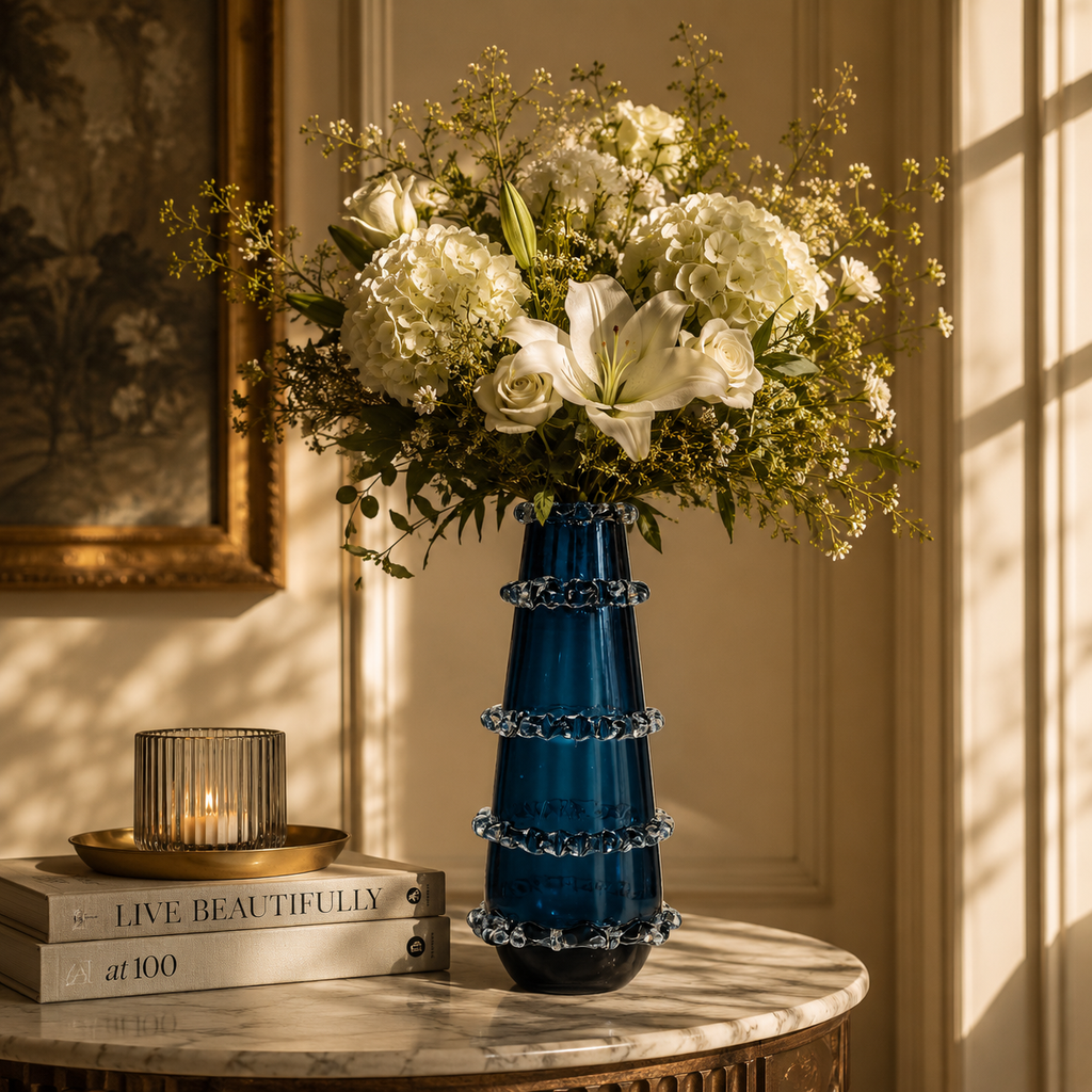 Sapphire Tiara Vase