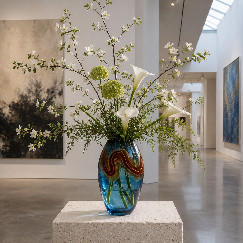 Ocean Blaze Vase