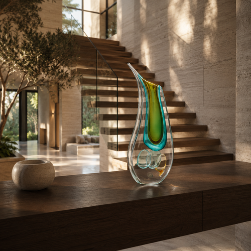 Aqua Eleganza Large Vase