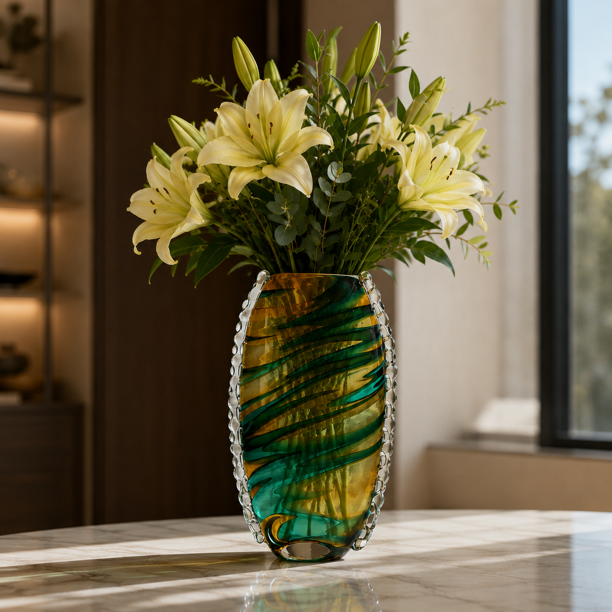 Sunfire Tide Vase